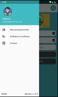 Tabib DZ android App screenshot 0